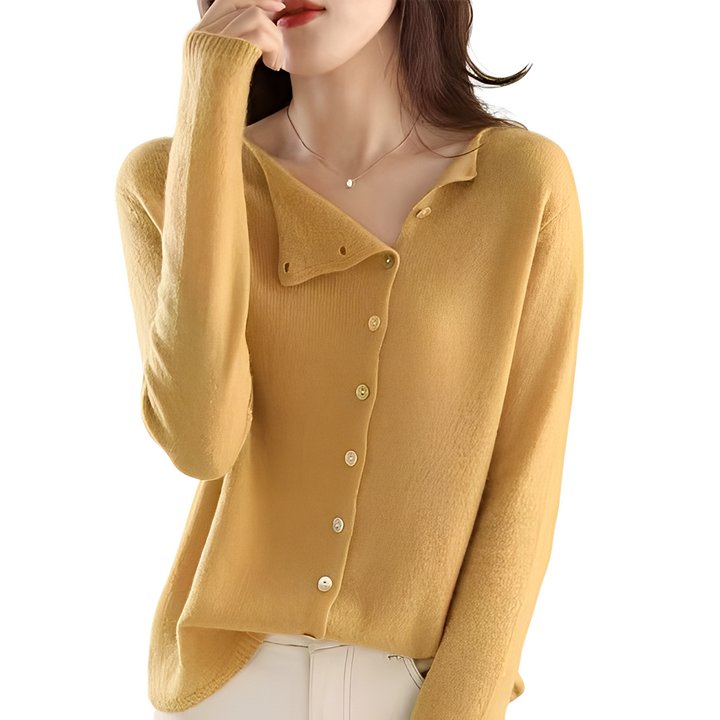 Drune | Casual Strickjacke mit langen Ärmeln aus Wolle