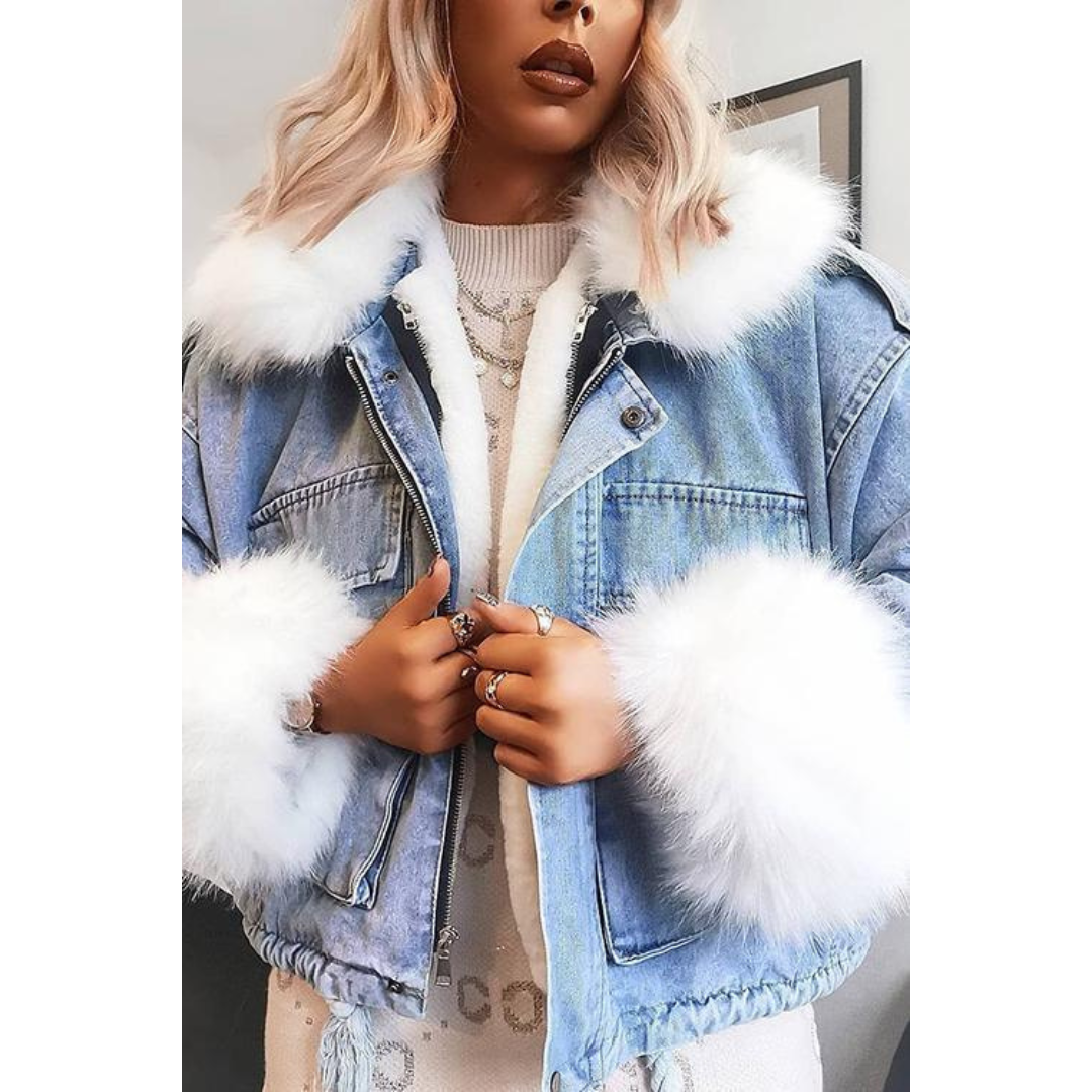 Drune | Winterjacke aus Jeans für Frauen
