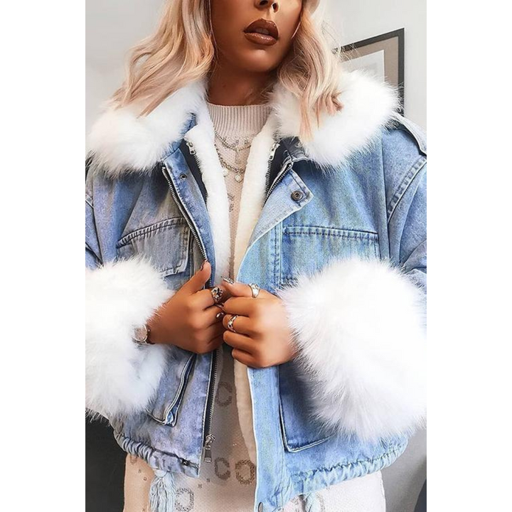 Drune | Winterjacke aus Jeans für Frauen