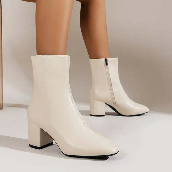 Drune | Bequeme Damen Stiefeletten mit Absatz