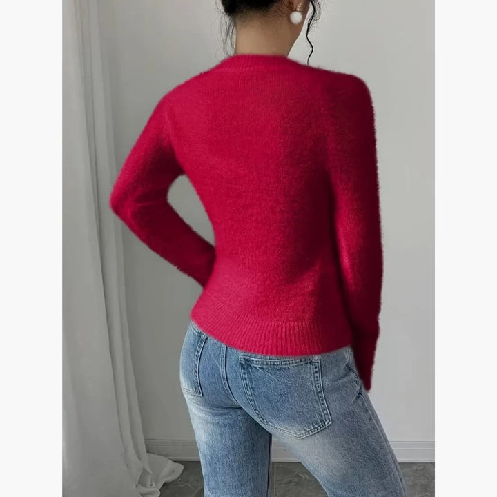 Drune | Pullover mit Rundhalsausschnitt aus gemütlichem Strick für Damen