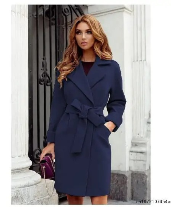 Drune | Stylischer Trenchcoat mit Gürtel