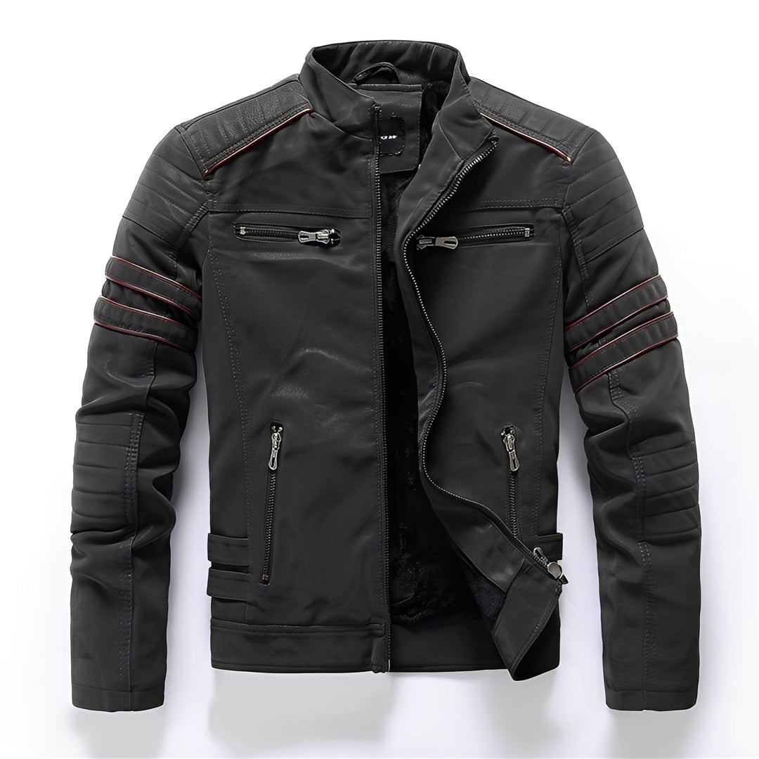 Drune | Stylische Motorrad-Lederjacke für Herren