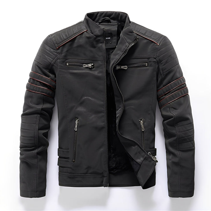 Drune | Stylische Motorrad-Lederjacke für Herren