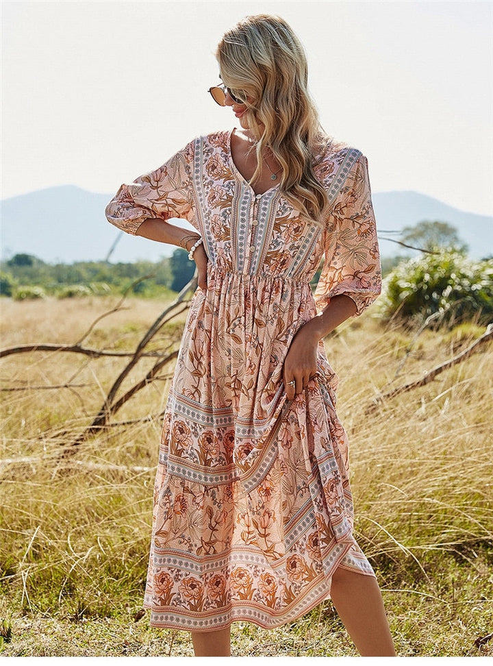 Drune | Stilvolles Boho Sommerkleid
