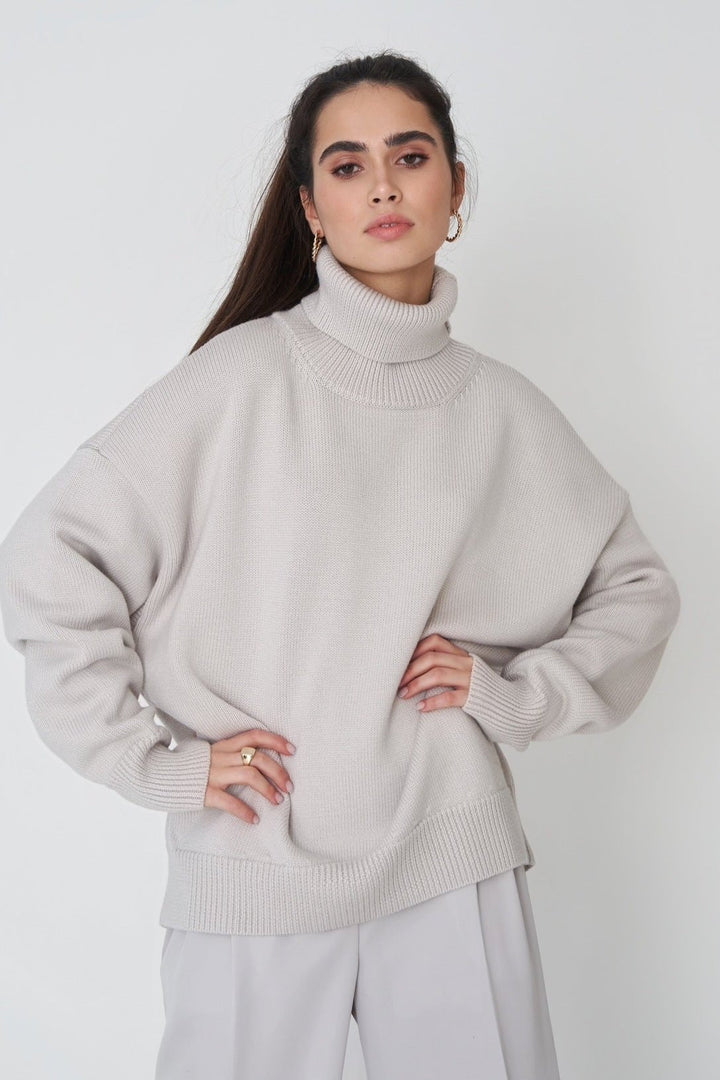 Drune | Lieblicher Winter Hoher Kragen Pullover