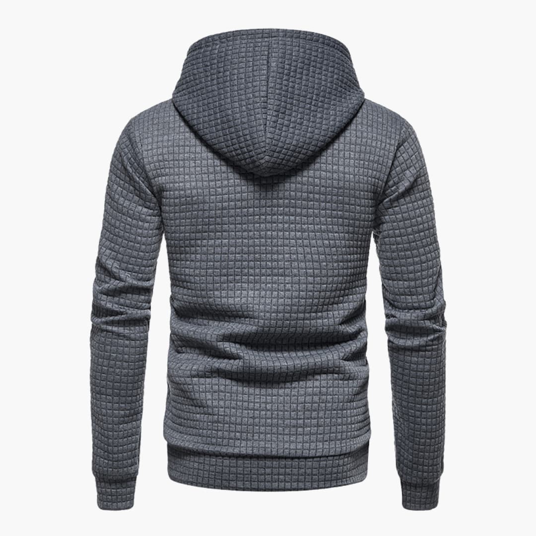 Drune | Kapuzenpullover Kariert - Moderner Freizeit-Hoodie für Alltag und Sport