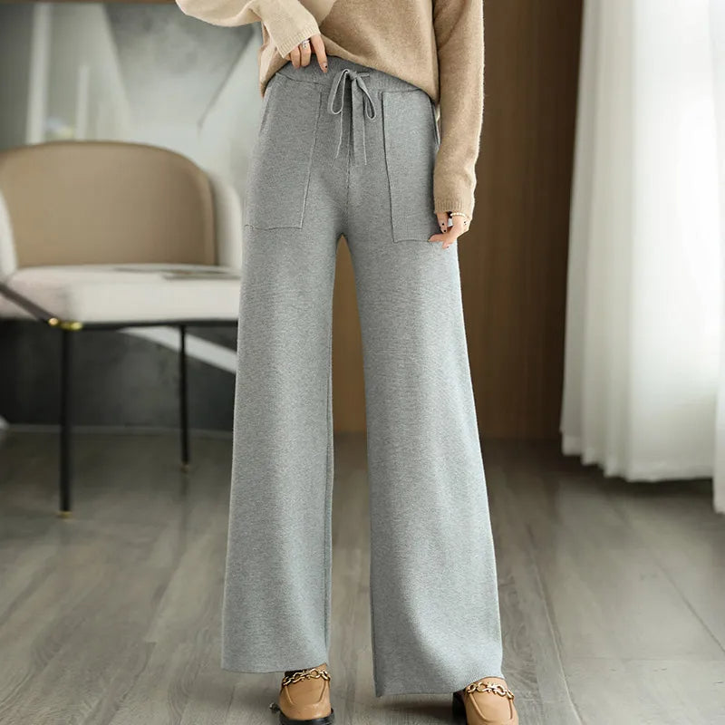 Drune | Weite Wollhose