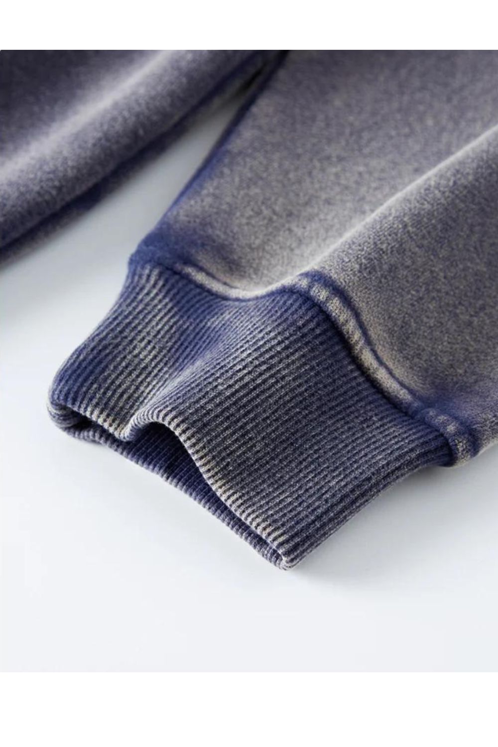 Drune | Kapuzenpullover Reißverschluss Gerippte Bündchen Bequem Und Warm