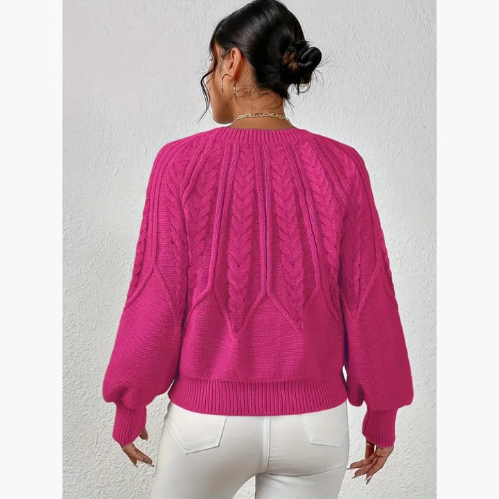 Drune | Klassischer Kabelstrickpullover für Damen