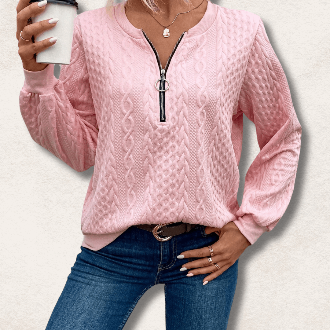 Drune | Pullover mit Reißverschluss