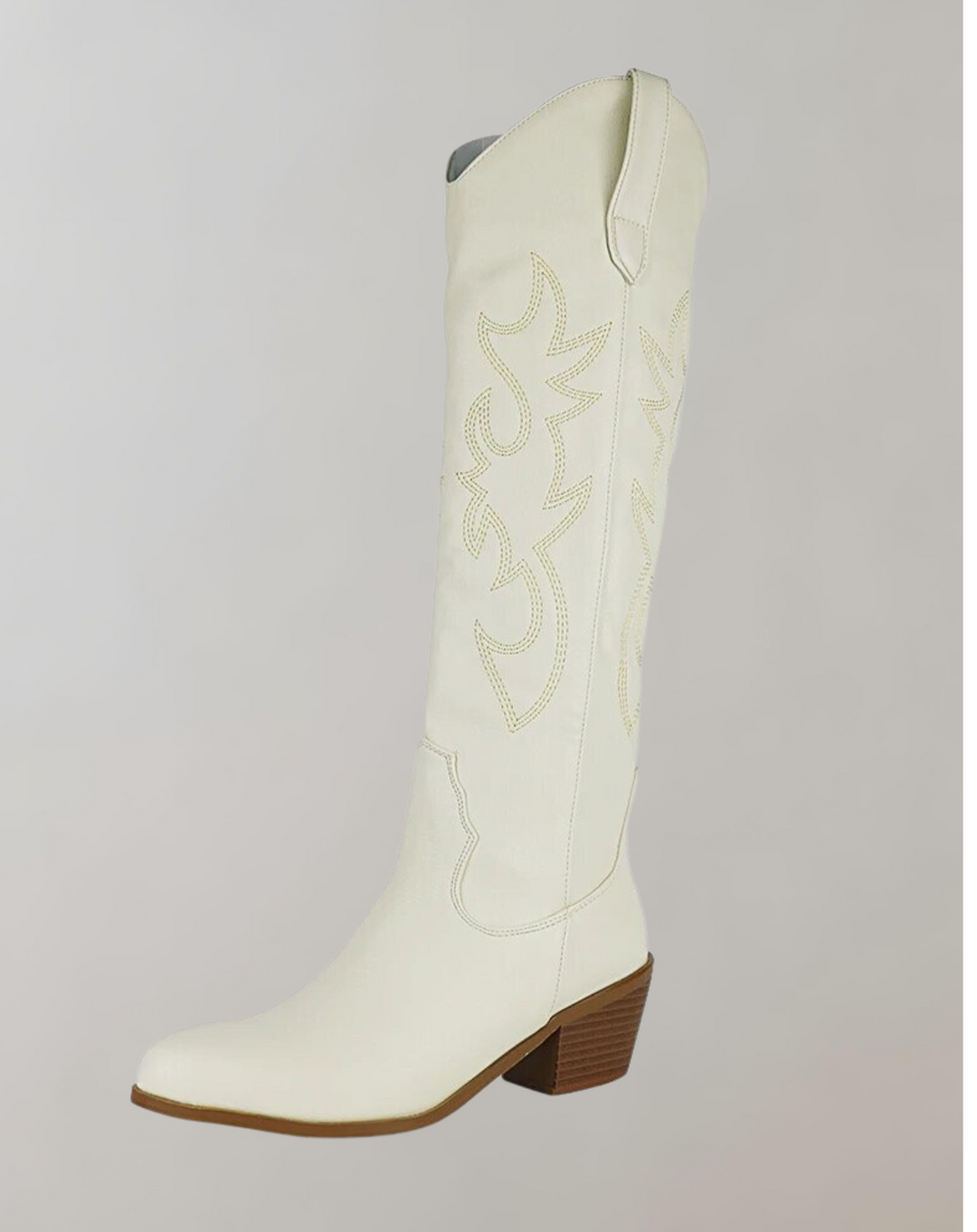 Drune | Bestickte Kniehohe Westernstiefel