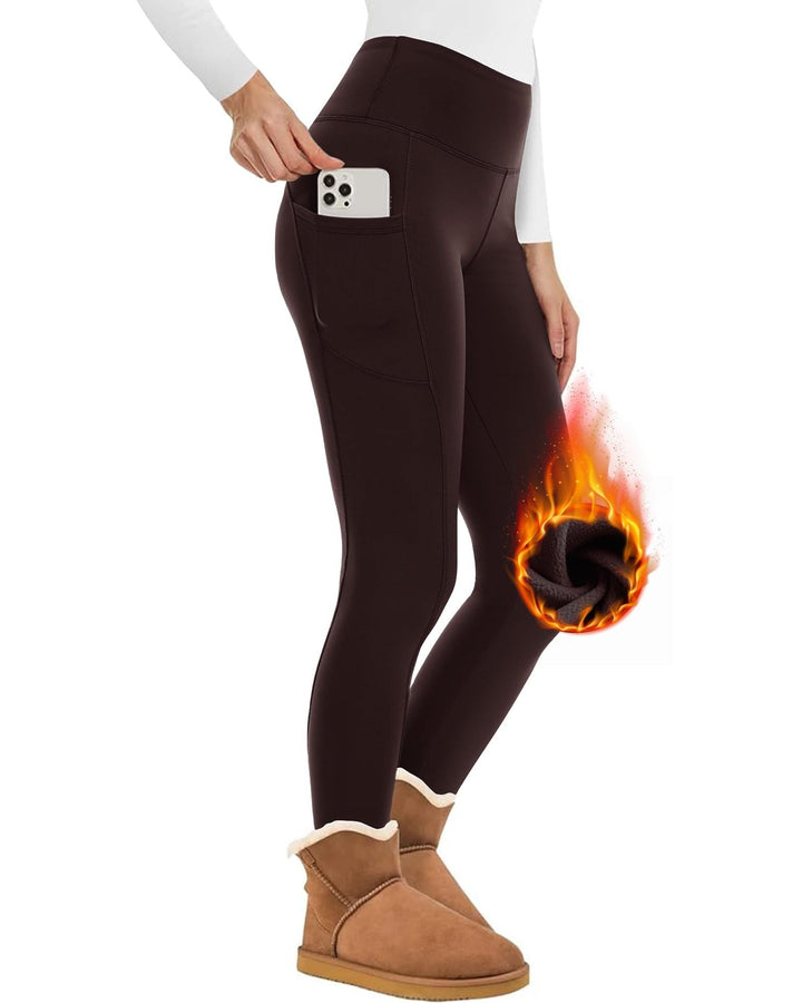 Drune | Wunderschöne Enganliegende Fleece Wollleggings