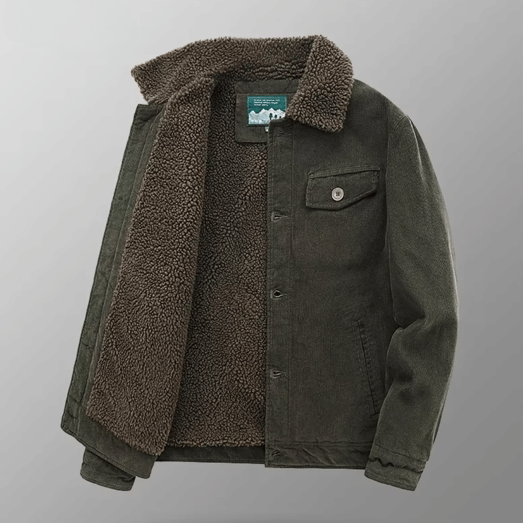 Drune | Bronco Corduroy Sherpa Jacke