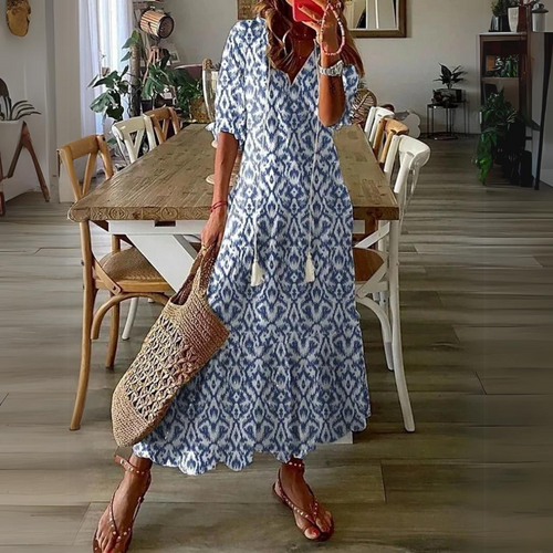Drune | Maxi Kleid Mit Blumenmuster