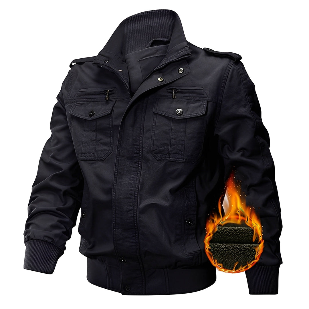 Drune | Stylische Fleecejacke mit Taschen für Männer