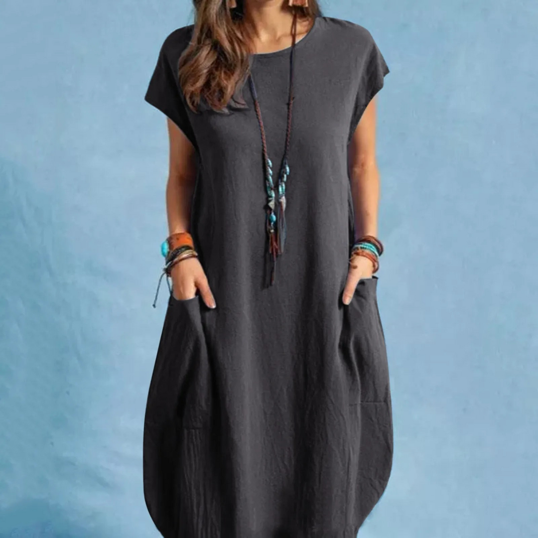 Drune | Bequemes Leinenkleid
