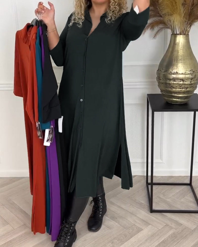 Drune | Hemdkleid mit Knöpfen