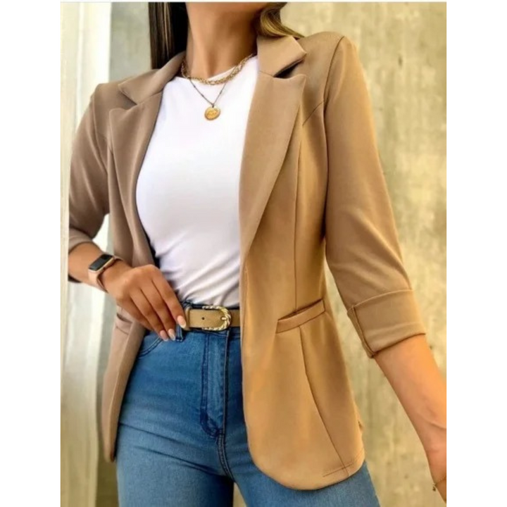 Drune – Vintage-Damenblazer ohne Schnalle