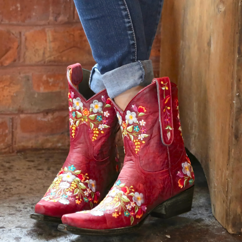 Drune | Wetterfeste Cowgirl-Stiefel im Vintage-Stil