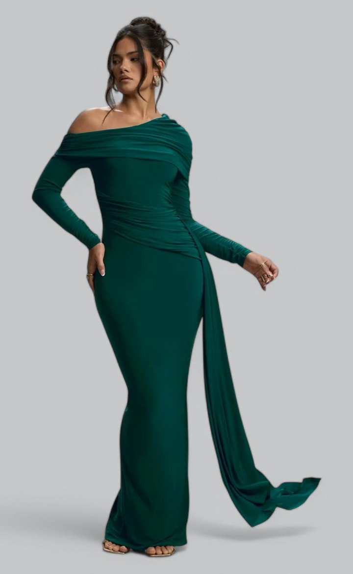 Drune | Off Shoulder Maxikleid für Damen