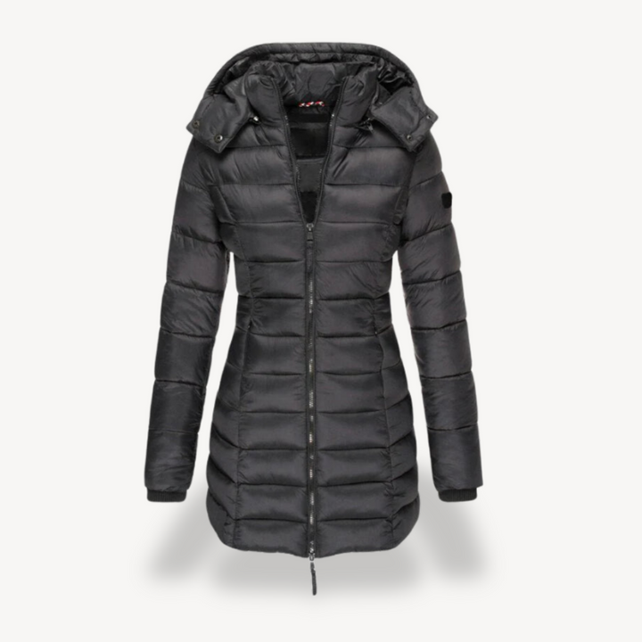 Drune | Damen Pufferjacke mit Kapuze