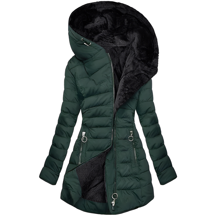 Drune | Moderne Damen-Winterjacke mit Kapuze