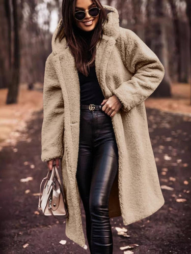 Drune | Damen-Trenchcoat mit Gürtel und doppelt geknöpftem Verschluss