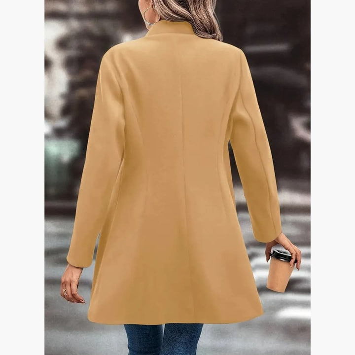 Drune | Eleganter Wintermantel mit Revers für Damen