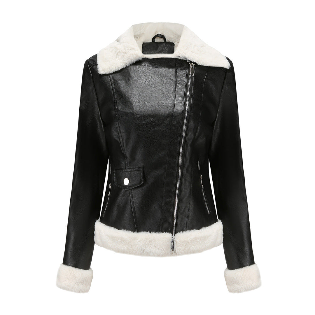 Drune | Winterlederjacke mit Fleece-Futter