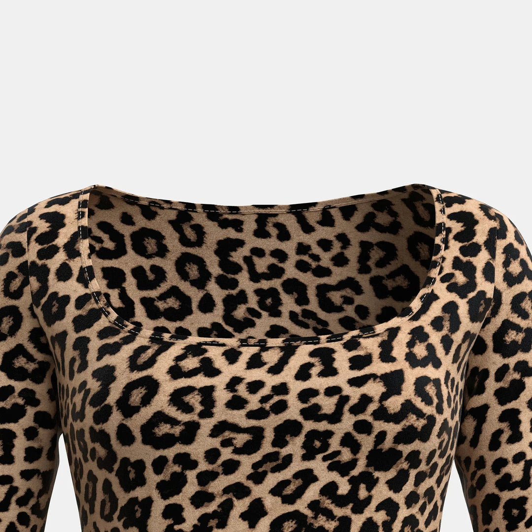 Drune | Langarm Leopard Oberteil