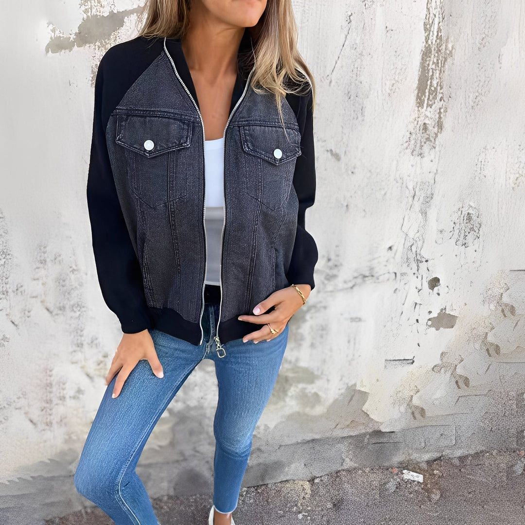 Drune | Modische Damen-Jeansjacke