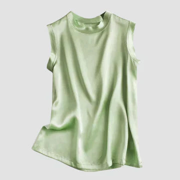 Drune | Ärmelloses Seiden Satin Top