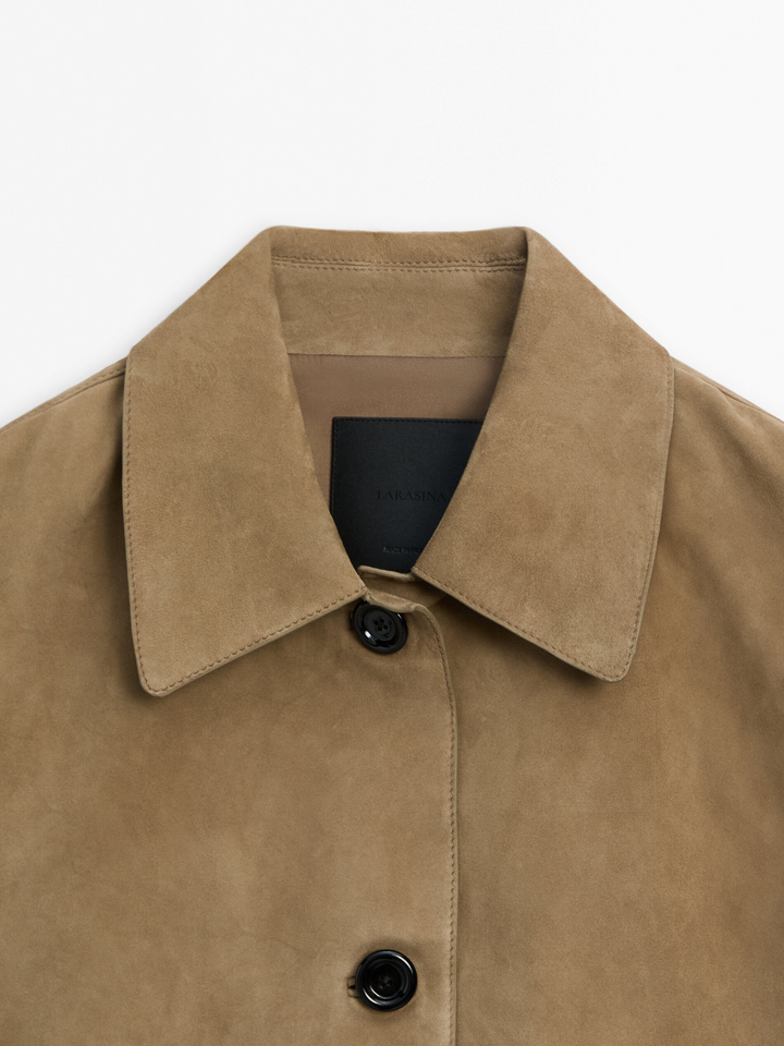 Drune | Wildleder Cropped Jacke