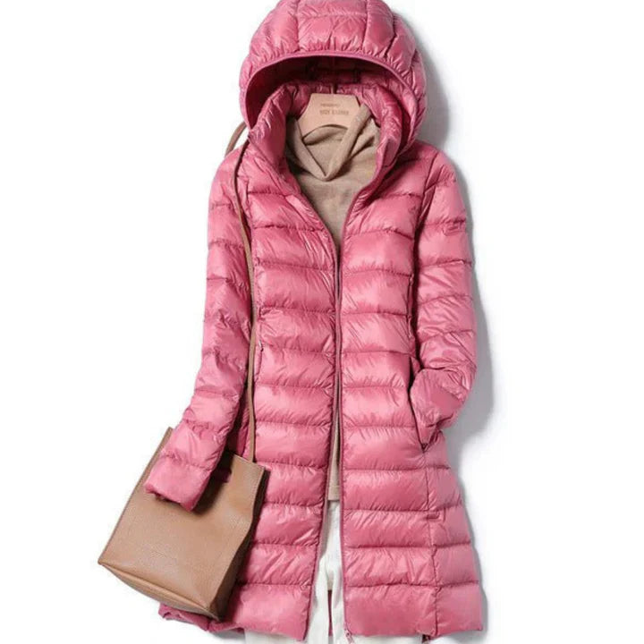 Drune | Lange Winterjacke für Frauen mit Kapuze