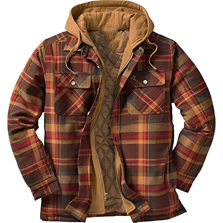 Drune | Casual Flanelljacke mit Karomuster für Männer
