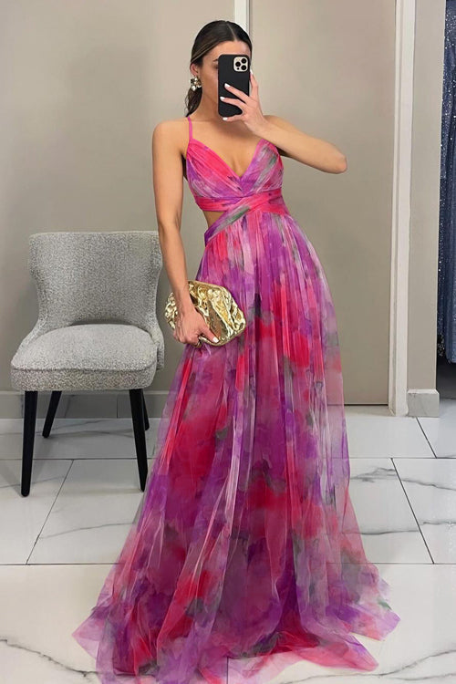 Drune | Enchant My Love Print Maxi Kleid