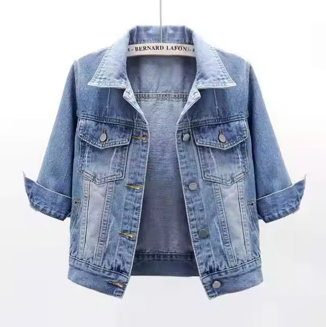 Drune | Bunte Denimjacke