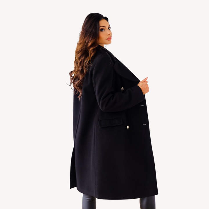 Drune | Damen Doppelreiher Wollmantel