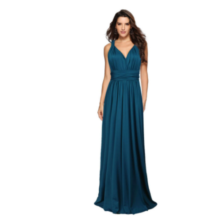 Drune | Damen Geformtes Satin Kleid Stylish