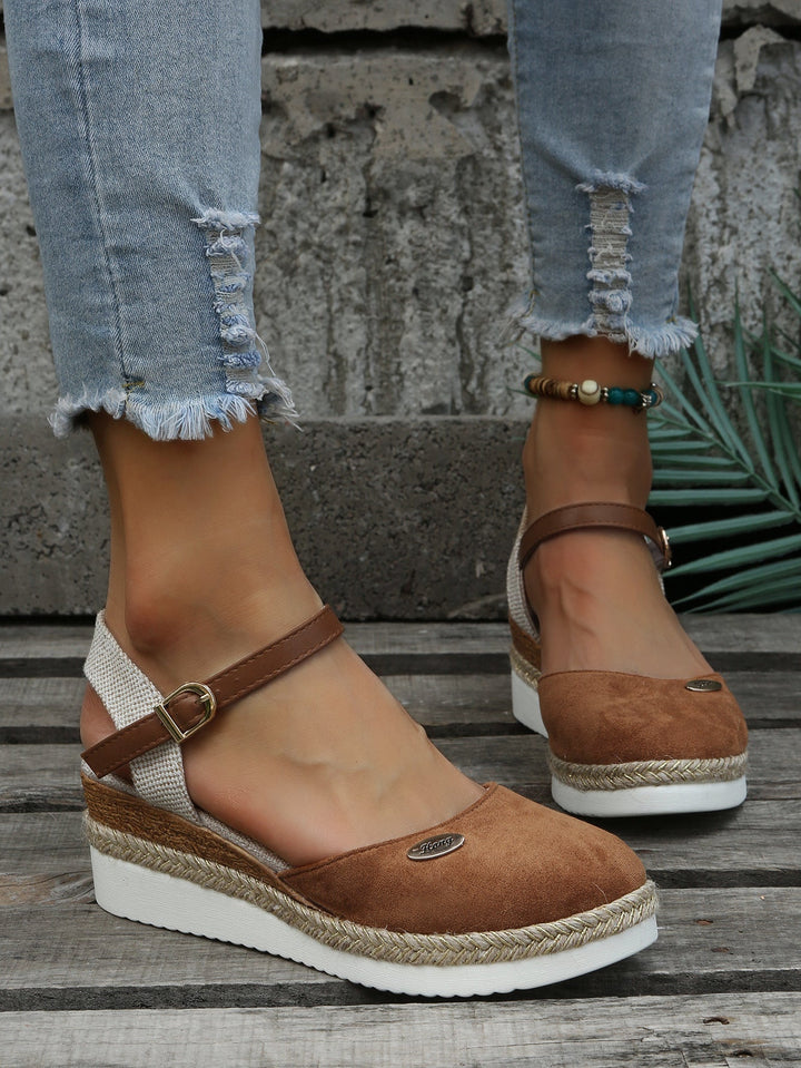 Drune | Orthopädische Trendy Braune Espadrilles
