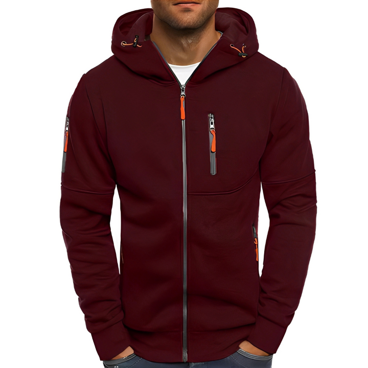 Drune | Freizeit Zip-Up Jacke mit Kapuze für Herren
