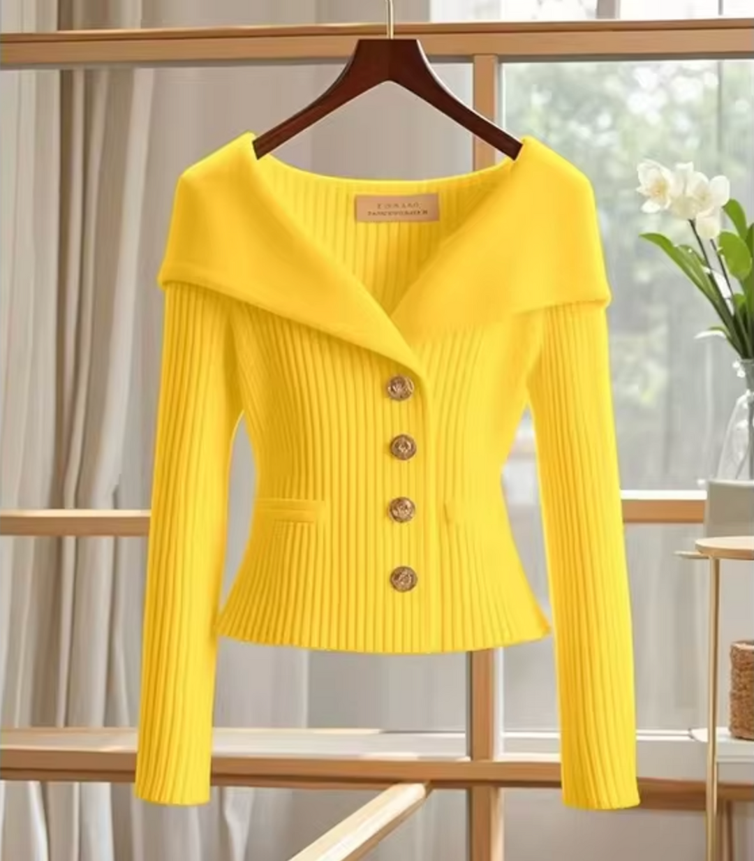 Drune | Gestrickte Kurze Strickjacke