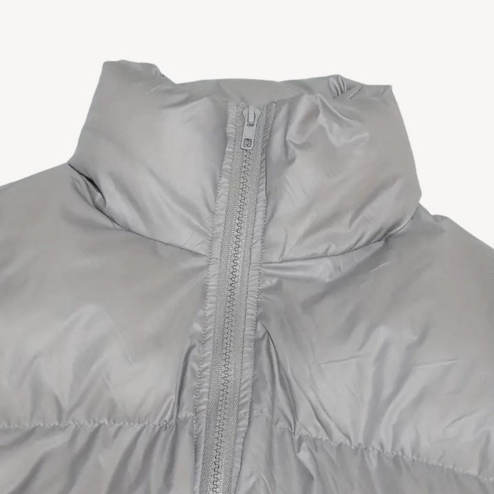 Drune | Damen cropped Puffer Zip Jacke