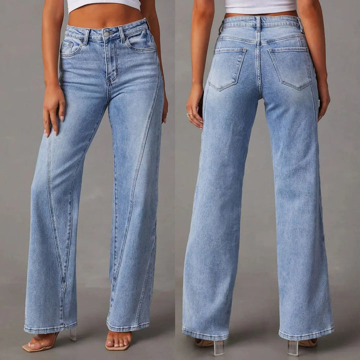 Drune | Weite Beinform Denim