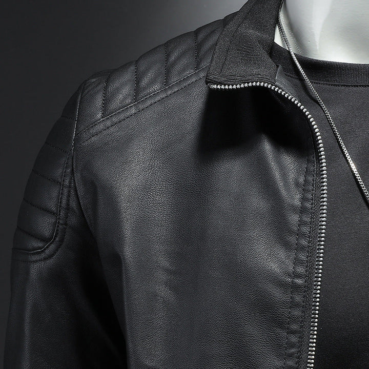 Drune | Stylische, Slim Fit Lederjacke für Männer