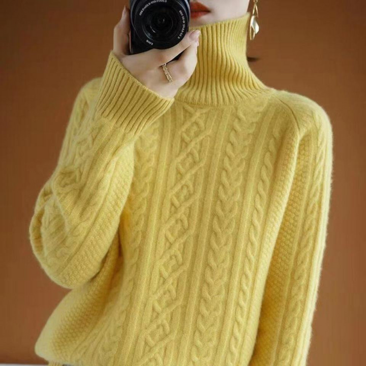 Drune | Pullover aus Strick für Frauen mit warmem Rollkragen