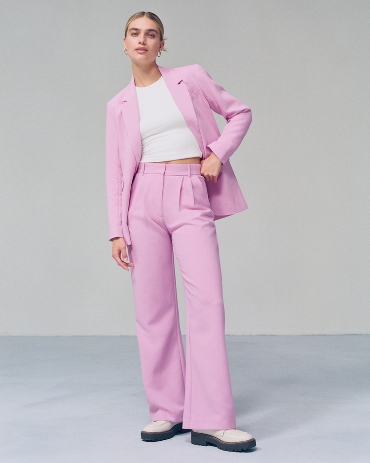 Drune | Casual Hose mit Hoher Taille und Weitem Bein für Damen