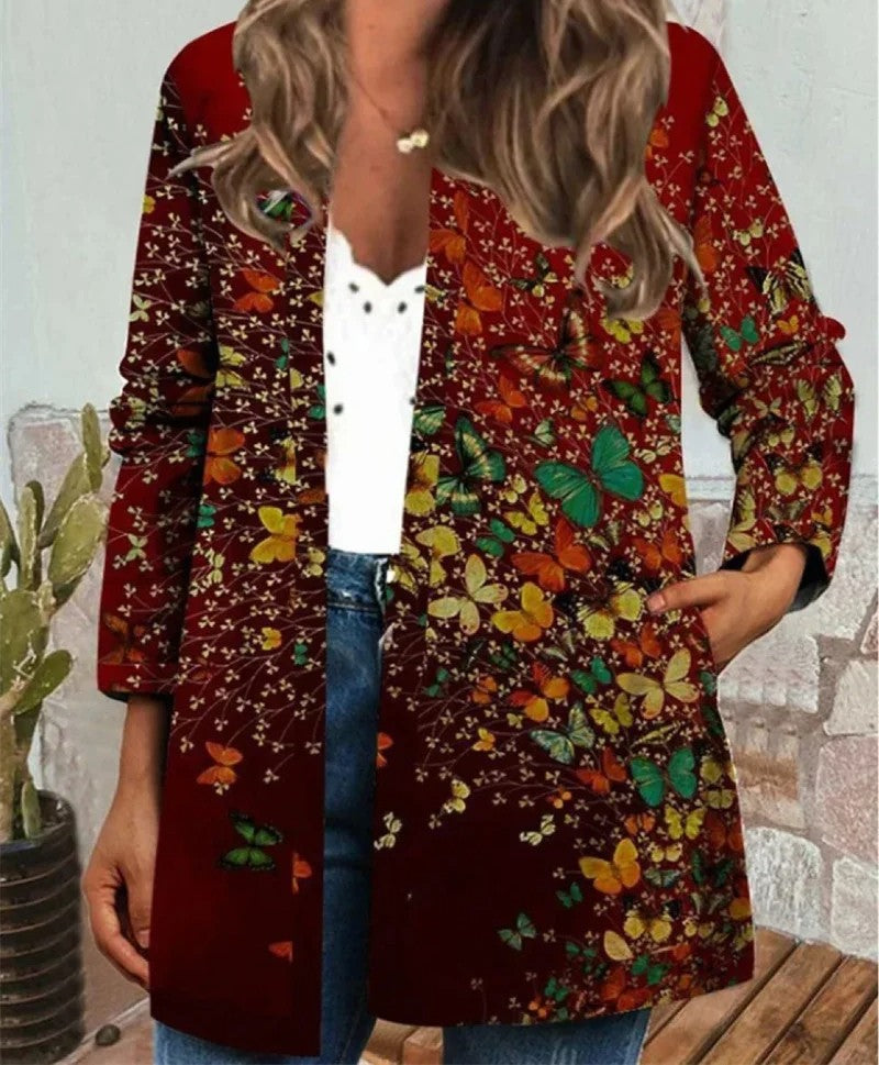 Drune | Boho jacket with colorful pattern