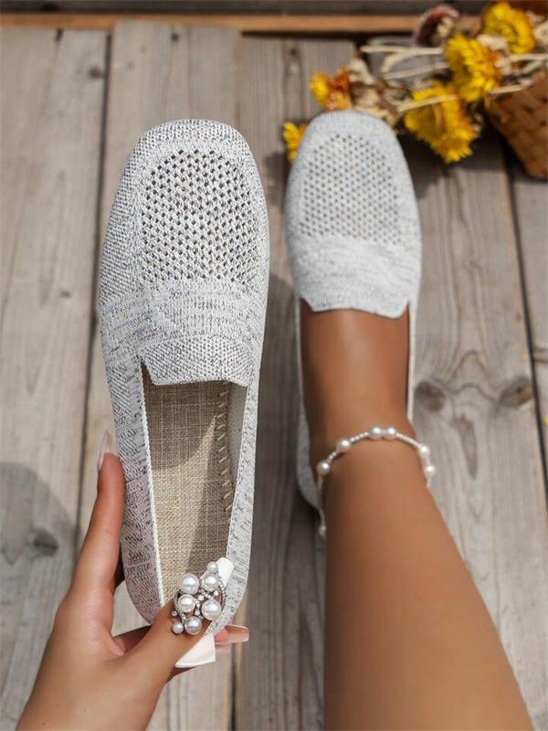 Bequeme, rutschfeste flache Schuhe für Damen